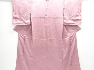 大正ロマン　花模様織り出し漆着物